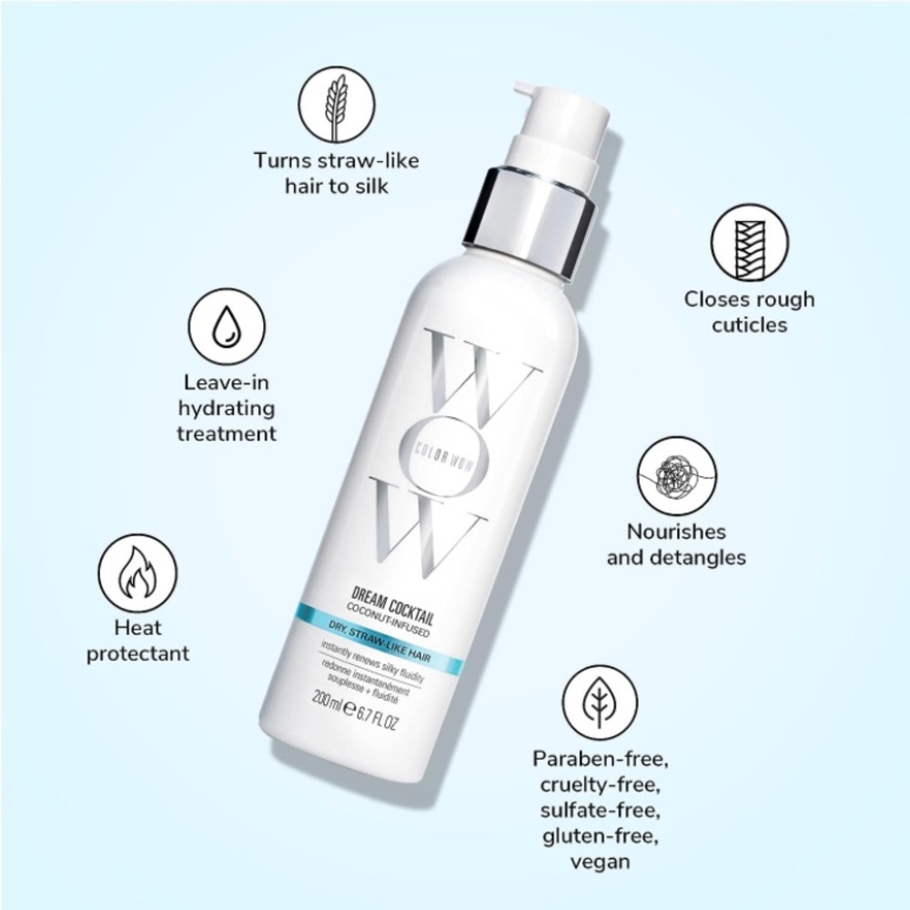 Color Wow Dream Cocktail Coconut Infused No Frizz Leave In Conditioner, 200 mL e - Picture 3 of 12